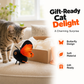 【🎁✨Limitiertes Angebot – 50% Rabatt】🐱 Elektrisches Schmetterlings-Katzenspielzeug mit Aufhängung – automatische Flügelbewegung, elastische Leine & weckt den Jagdinstinkt 🦋