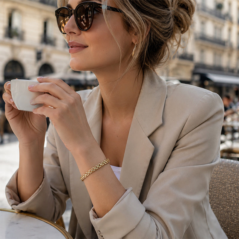 💎✨ 50% RABATT! Elegantes Damen-Goldketten-Armband – Feine Gliederkette, vergoldet & hautfreundlich – Perfekt für den Alltag, besondere Anlässe oder als Geschenk 💛