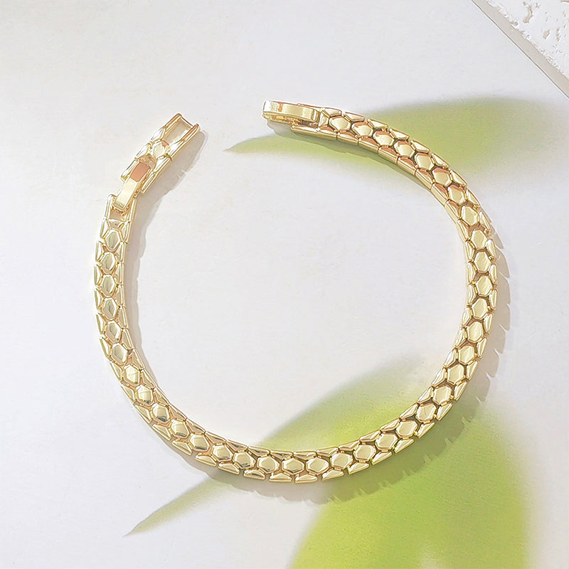 💎✨ 50% RABATT! Elegantes Damen-Goldketten-Armband – Feine Gliederkette, vergoldet & hautfreundlich – Perfekt für den Alltag, besondere Anlässe oder als Geschenk 💛
