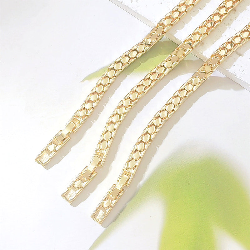 💎✨ 50% RABATT! Elegantes Damen-Goldketten-Armband – Feine Gliederkette, vergoldet & hautfreundlich – Perfekt für den Alltag, besondere Anlässe oder als Geschenk 💛