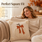 🎃🧡 50% RABATT! Gemütliche Kürbis-Kissenhülle – Weicher Samt/Baumwolle, herbstliches Design – Perfekt für Sofa, Bett & herbstliche Dekoration 🍂✨