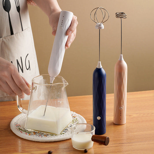 🥛☕ 50% RABATT!! ⏰ Elektrischer Milchaufschäumer – 3 Geschwindigkeitsstufen
