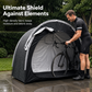 🚲🌧️ 50% RABATT! Wetterfeste Fahrradgarage – Wasserdicht, UV-stabil & windfest – Alu-/Stahlrahmen mit PE-/Oxford-Plane – Platz für 1–2 (oder 2–4) Räder, E-Bikes & Gartengeräte – Perfekt als Carport-Zelt & Geräteschuppen ✨