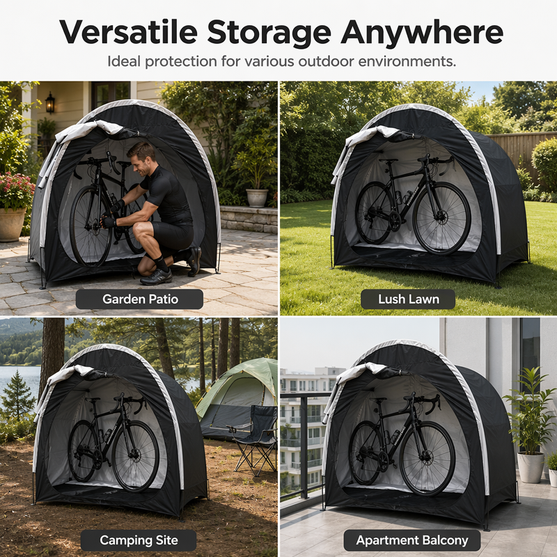 🚲🌧️ 50% RABATT! Wetterfeste Fahrradgarage – Wasserdicht, UV-stabil & windfest – Alu-/Stahlrahmen mit PE-/Oxford-Plane – Platz für 1–2 (oder 2–4) Räder, E-Bikes & Gartengeräte – Perfekt als Carport-Zelt & Geräteschuppen ✨