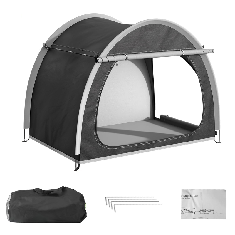 🚲🌧️ 50% RABATT! Wetterfeste Fahrradgarage – Wasserdicht, UV-stabil & windfest – Alu-/Stahlrahmen mit PE-/Oxford-Plane – Platz für 1–2 (oder 2–4) Räder, E-Bikes & Gartengeräte – Perfekt als Carport-Zelt & Geräteschuppen ✨