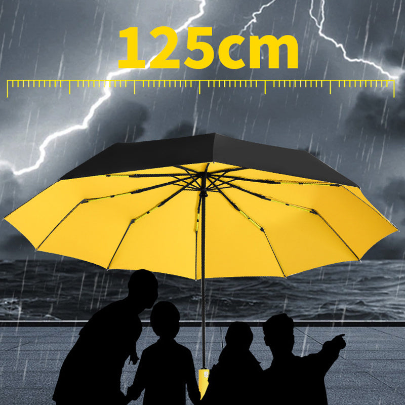 ☂️🌧️ 50% RABATT! Großer automatischer Sonne- & Regenschirm – 3-fach automatik (Öffnen/Schließen), windfest & UV-Schutz UPF 50+ – Extra großes Schirmdach (Ø 105–125 cm) – Perfekt für Pendler, Familien & Outdoor ☀️✨