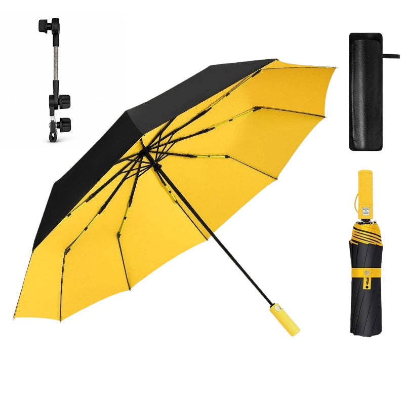 ☂️🌧️ 50% RABATT! Großer automatischer Sonne- & Regenschirm – 3-fach automatik (Öffnen/Schließen), windfest & UV-Schutz UPF 50+ – Extra großes Schirmdach (Ø 105–125 cm) – Perfekt für Pendler, Familien & Outdoor ☀️✨