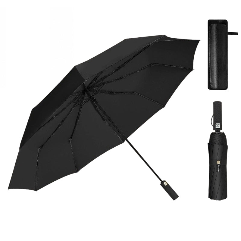☂️🌧️ 50% RABATT! Großer automatischer Sonne- & Regenschirm – 3-fach automatik (Öffnen/Schließen), windfest & UV-Schutz UPF 50+ – Extra großes Schirmdach (Ø 105–125 cm) – Perfekt für Pendler, Familien & Outdoor ☀️✨