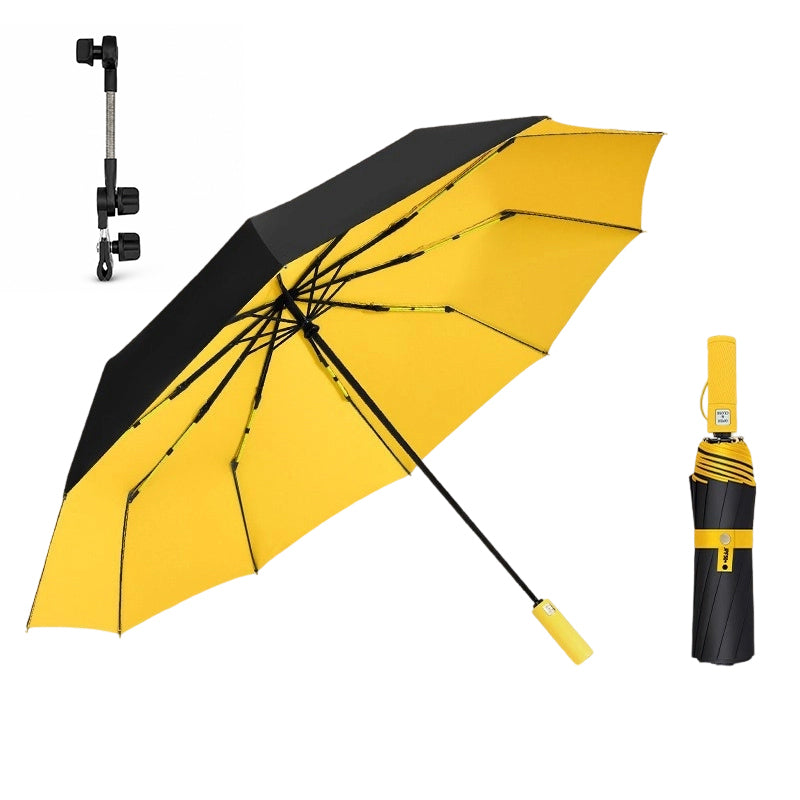 ☂️🌧️ 50% RABATT! Großer automatischer Sonne- & Regenschirm – 3-fach automatik (Öffnen/Schließen), windfest & UV-Schutz UPF 50+ – Extra großes Schirmdach (Ø 105–125 cm) – Perfekt für Pendler, Familien & Outdoor ☀️✨