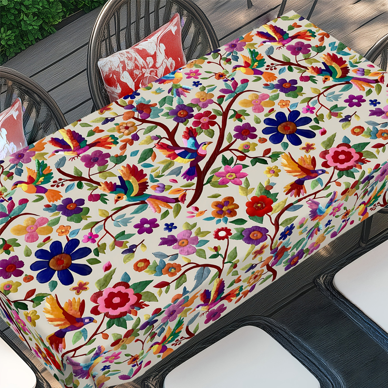 🌸🏡 50% RABATT! Retro Blumen Tischdecke – Stilvoll für Esszimmer & Garten – Farbenfroh, pflegeleicht & vielseitig – Perfekt für festliche Anlässe & den Alltag ✨