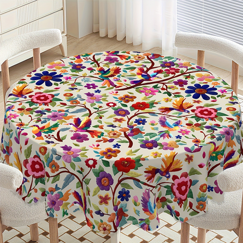 🌸🏡 50% RABATT! Retro Blumen Tischdecke – Stilvoll für Esszimmer & Garten – Farbenfroh, pflegeleicht & vielseitig – Perfekt für festliche Anlässe & den Alltag ✨