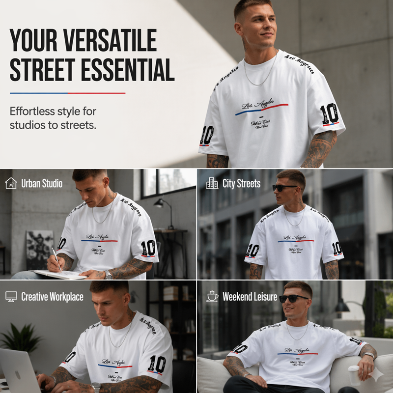 👕💪 50% RABATT! Herren Oversized Baumwoll-T-Shirt – Lässig, bequem & vielseitig – Perfekt für den Alltag, Freizeit & Streetwear-Looks ✨