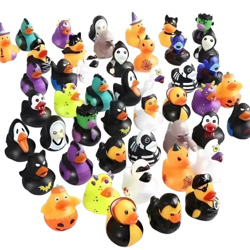 🦆🎃 50% RABATT!! Halloween-Enten-Badespielzeug für Kinder – Schwimmende Leucht-Enten, aufziehbare Badeenten & Spritz-Enten – Perfekt für Bad, Pool & Halloween-Party ✨