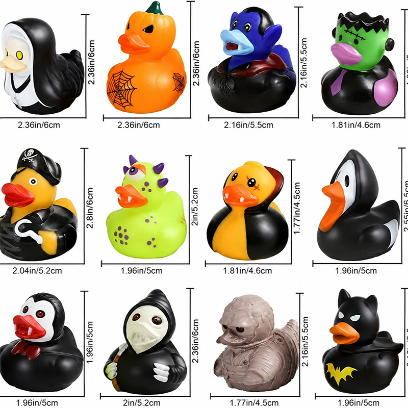 🦆🎃 50% RABATT!! Halloween-Enten-Badespielzeug für Kinder – Schwimmende Leucht-Enten, aufziehbare Badeenten & Spritz-Enten – Perfekt für Bad, Pool & Halloween-Party ✨