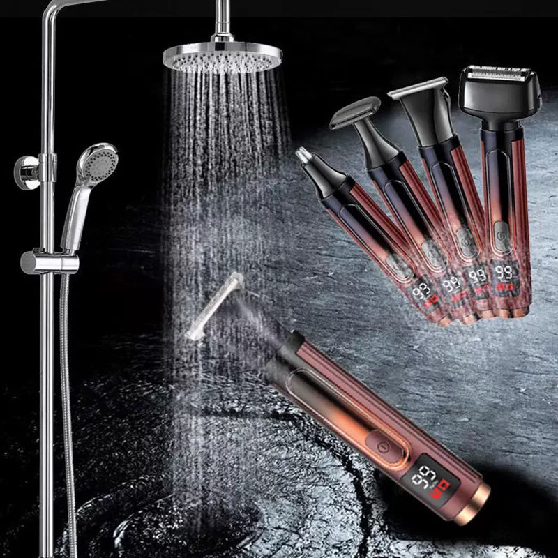 📢📢50% RABATT !!⏰4-in-1 Herren-Pflegeset – Multifunktions-Trimmer für Bart, Haare, Nase & Körper ✂️
