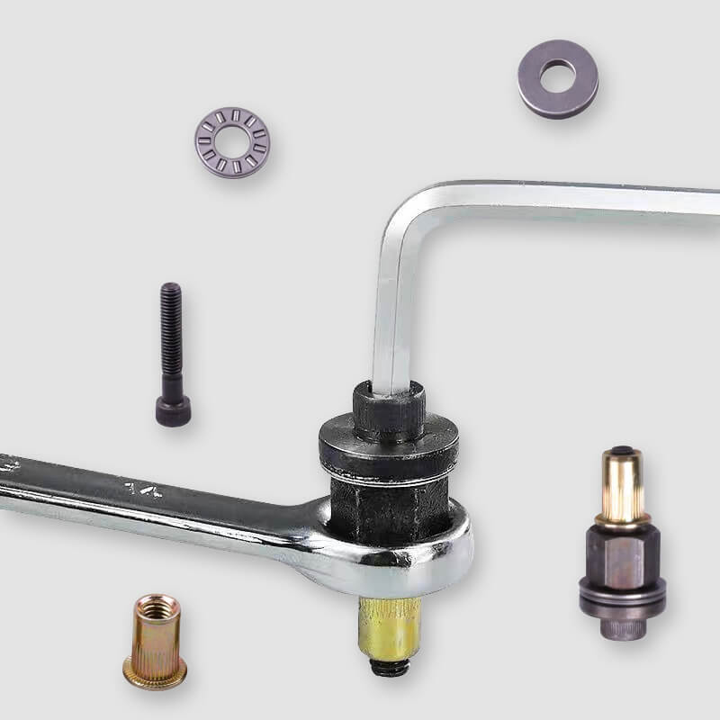 ⚙️ Nietgerätekopf und Gewindeeinsatz-Schutzkappe – Präzisionsbauteile für die Fügetechnik