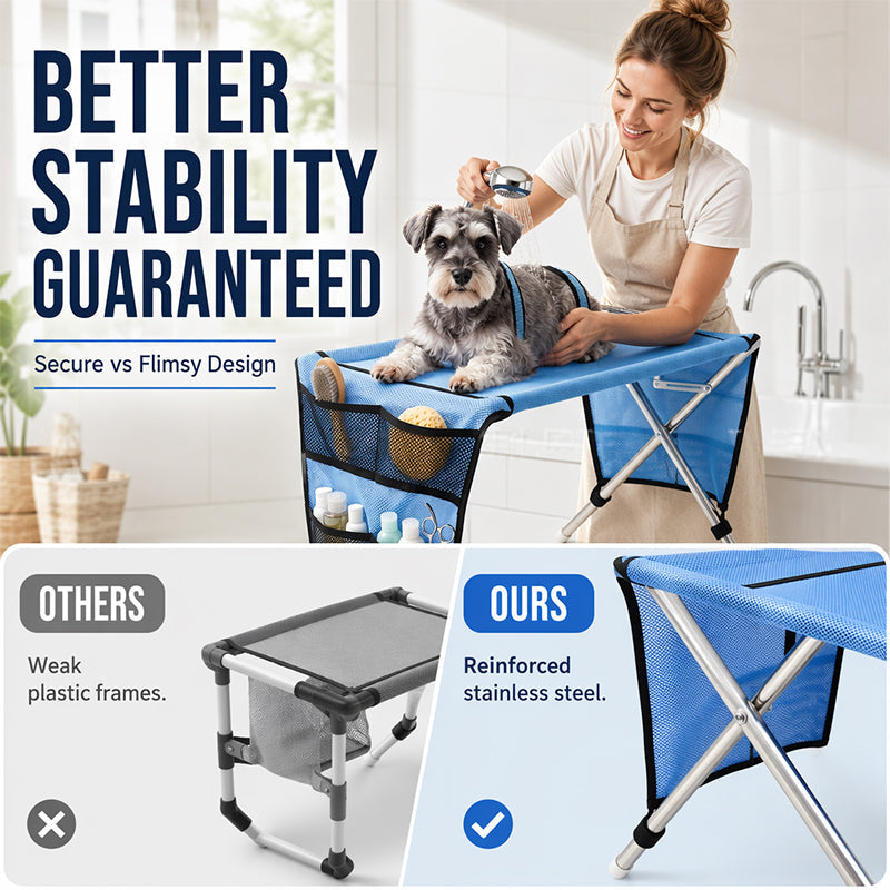 ⏳Zeitlich begrenztes Angebot: 50 % Rabatt⏰2-in-1 Faltbares Haustier-Pflegebett🐱🐶🛋️