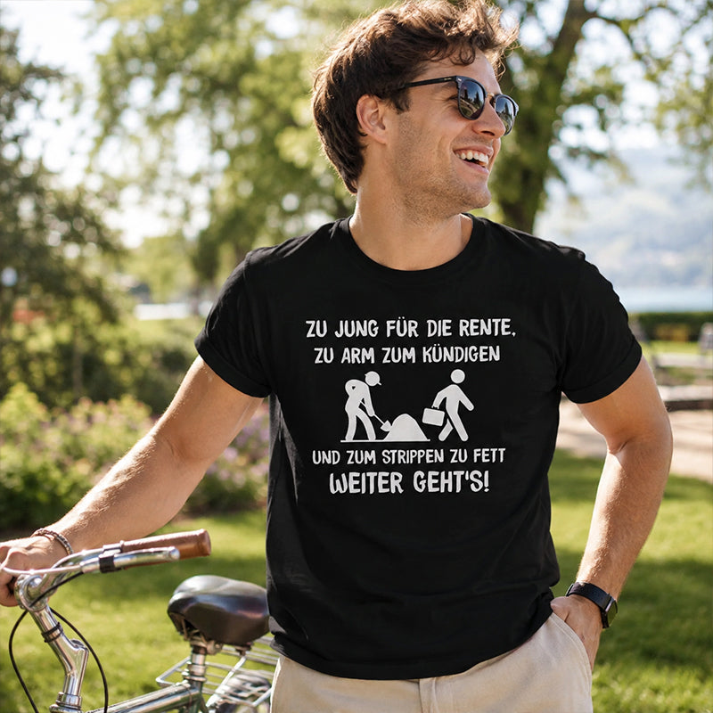 👕50% RABATT! Lustiges Herren-T-Shirt mit deutschem Print – Originell, bequem & garantiert ein Hingucker – Perfekt für den Alltag, Partys & als Geschenk ✨