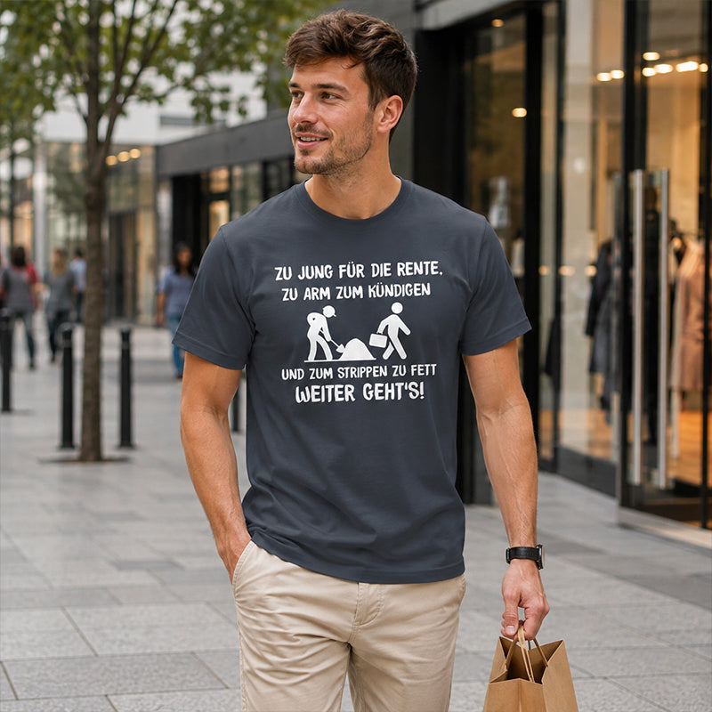 👕50% RABATT! Lustiges Herren-T-Shirt mit deutschem Print – Originell, bequem & garantiert ein Hingucker – Perfekt für den Alltag, Partys & als Geschenk ✨