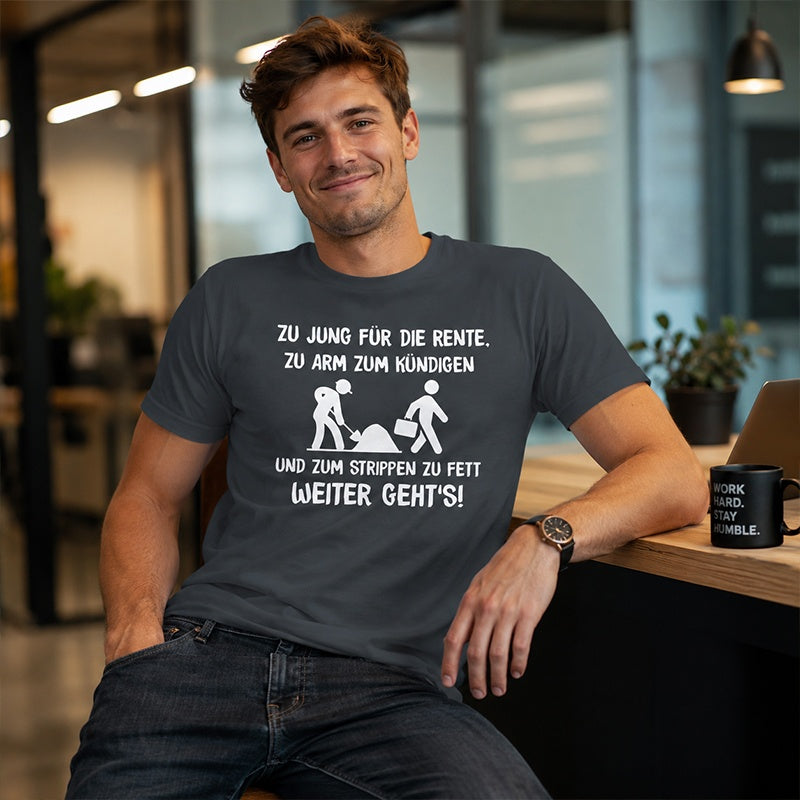 👕50% RABATT! Lustiges Herren-T-Shirt mit deutschem Print – Originell, bequem & garantiert ein Hingucker – Perfekt für den Alltag, Partys & als Geschenk ✨