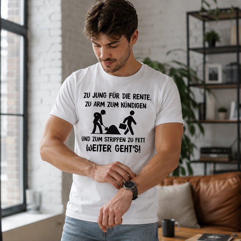 👕50% RABATT! Lustiges Herren-T-Shirt mit deutschem Print – Originell, bequem & garantiert ein Hingucker – Perfekt für den Alltag, Partys & als Geschenk ✨