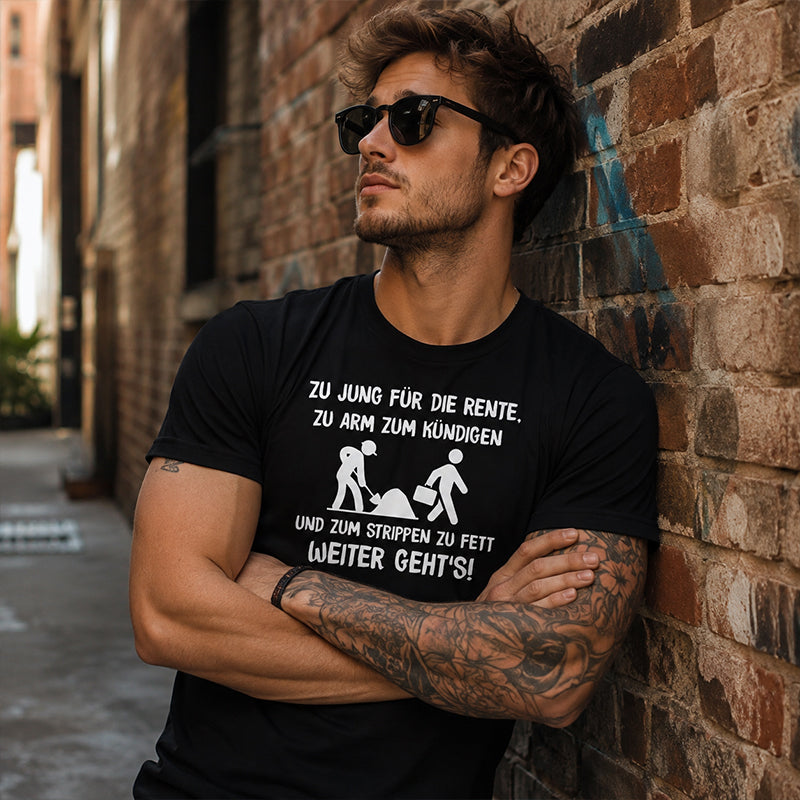👕50% RABATT! Lustiges Herren-T-Shirt mit deutschem Print – Originell, bequem & garantiert ein Hingucker – Perfekt für den Alltag, Partys & als Geschenk ✨