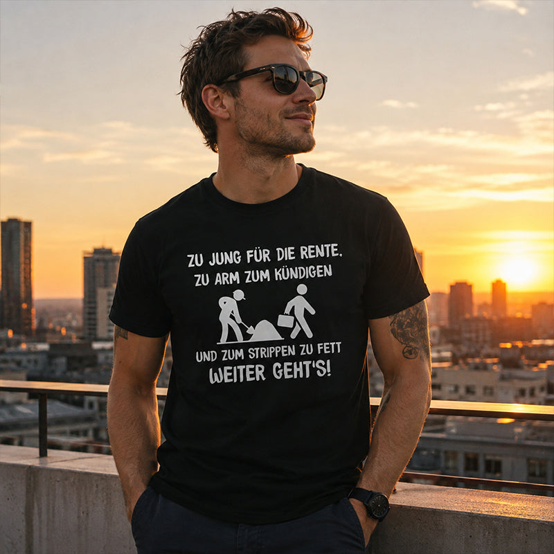 👕50% RABATT! Lustiges Herren-T-Shirt mit deutschem Print – Originell, bequem & garantiert ein Hingucker – Perfekt für den Alltag, Partys & als Geschenk ✨