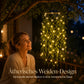 🌿💡 50% RABATT! Solarbetriebene Weidenblatt-Hängelichterkette – Warmweißes Licht, wetterfest & automatisch – Perfekt für Garten, Balkon, Terrasse & Partydekoration ✨