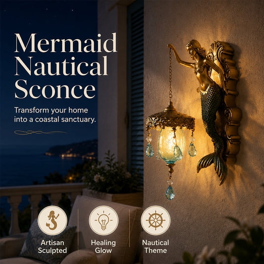 🧜‍♀️✨ 50% RABATT! Vintage Meerjungfrau Wandleuchte – Maritimes Design, nostalgischer Charme & stimmungsvolles Licht – Perfekt für Flur, Bad & nautische Dekoration 🏮🌊