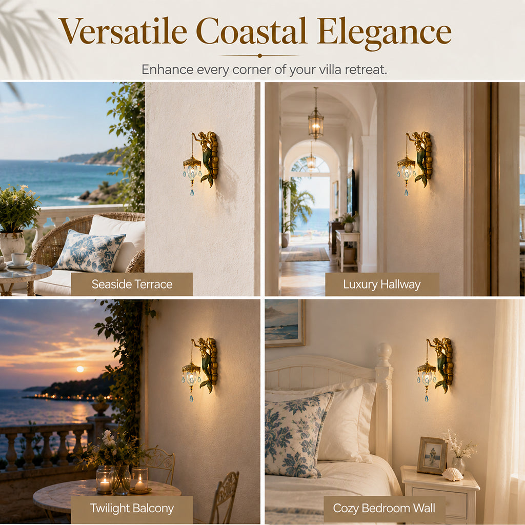 🧜‍♀️✨ 50% RABATT! Vintage Meerjungfrau Wandleuchte – Maritimes Design, nostalgischer Charme & stimmungsvolles Licht – Perfekt für Flur, Bad & nautische Dekoration 🏮🌊