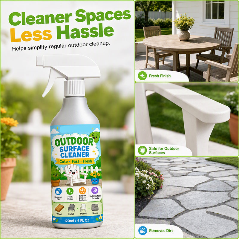 🧼 KAUFE 2, ERHALTE 1 GRATIS! 🏠 Multi-Oberflächen Terrassenreiniger – Entfernt Moos, Schmutz & Flecken – Ideal für Stein, Holz & Fliesen im Außenbereich 🌿