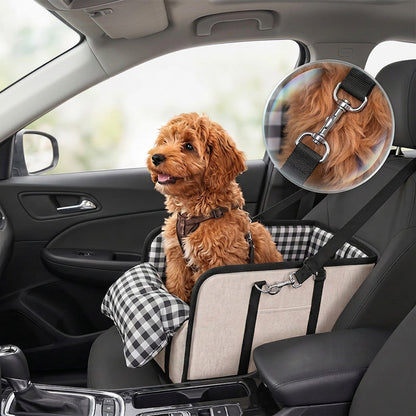 🐾🚗 50% RABATT! Sicherer Transport-Sitzerhöher für Haustiere – Stabil, rutschfest & bequem – Ideal für Hunde & Katzen auf Reisen ✨