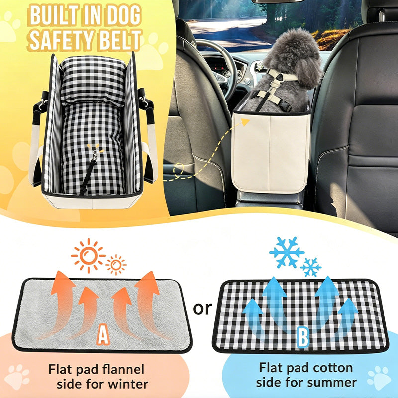 🐾🚗 50% RABATT! Sicherer Transport-Sitzerhöher für Haustiere – Stabil, rutschfest & bequem – Ideal für Hunde & Katzen auf Reisen ✨