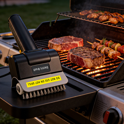 🍖🔥 50% RABATT! Kabelloser Elektrischer Grillbürste – Reinigt schnell & mühelos, robust & langlebig – Ideal für Gas-, Kohle- & Elektrogrills ✨