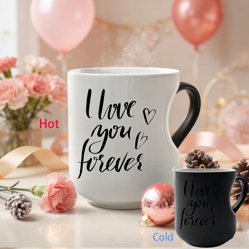 💝50% RABATT! ✨Farbwechselnde Keramiktasse mit Herzhenkel, Valentinstag