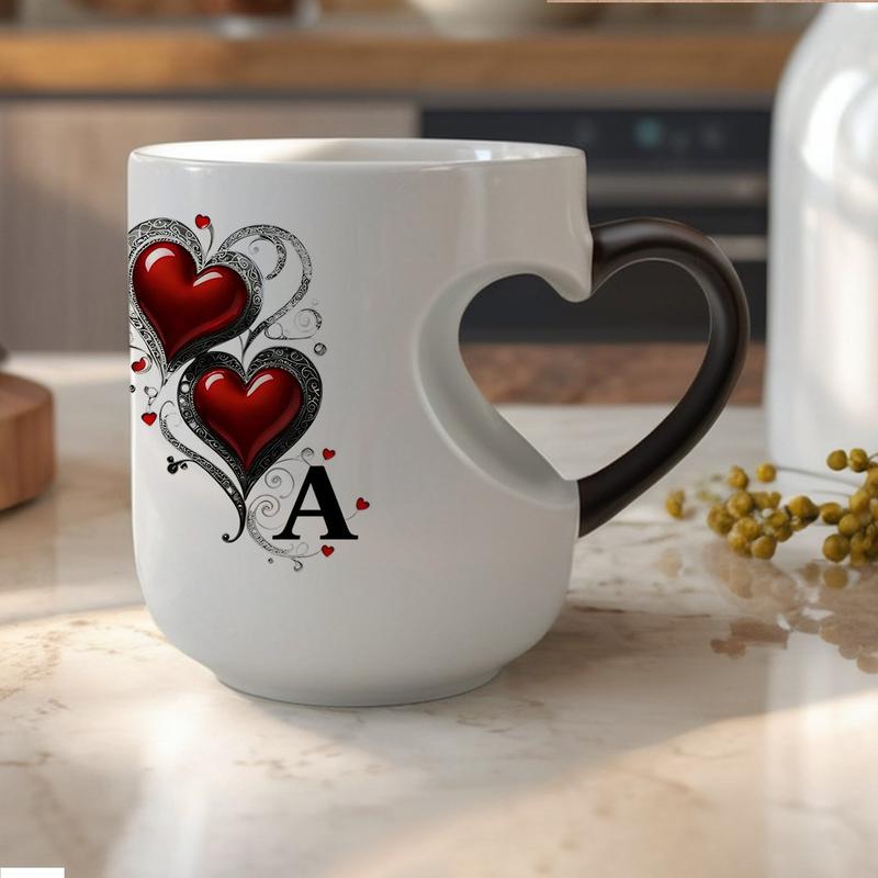 💝50% RABATT! ✨Farbwechselnde Keramiktasse mit Herzhenkel, Valentinstag