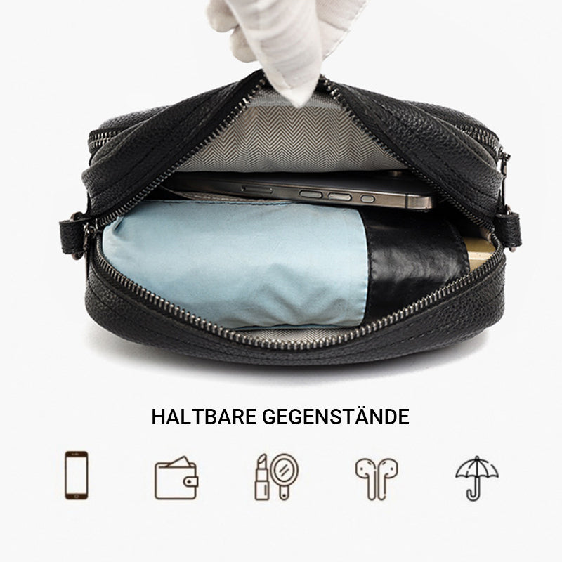 Damen Umhängetasche im Vintage-Stil mit geometrischem Muster
