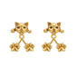 🎉 NUR FÜR BEGRENZTE ZEIT 50% RABATT! 🐱 3D Süße Lugschauende Katzen-Ohrstecker – Verspieltes Vorne-Hinten-Design, Vintage-Silberfinish & Leichter Tragekomfort ✨