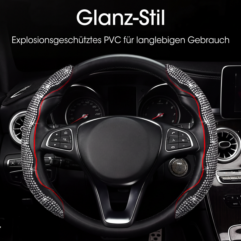 Glitzernde Strass-Hülle für Kfz-Lenkräder
