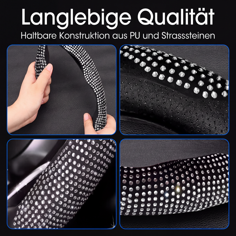 Glitzernde Strass-Hülle für Kfz-Lenkräder
