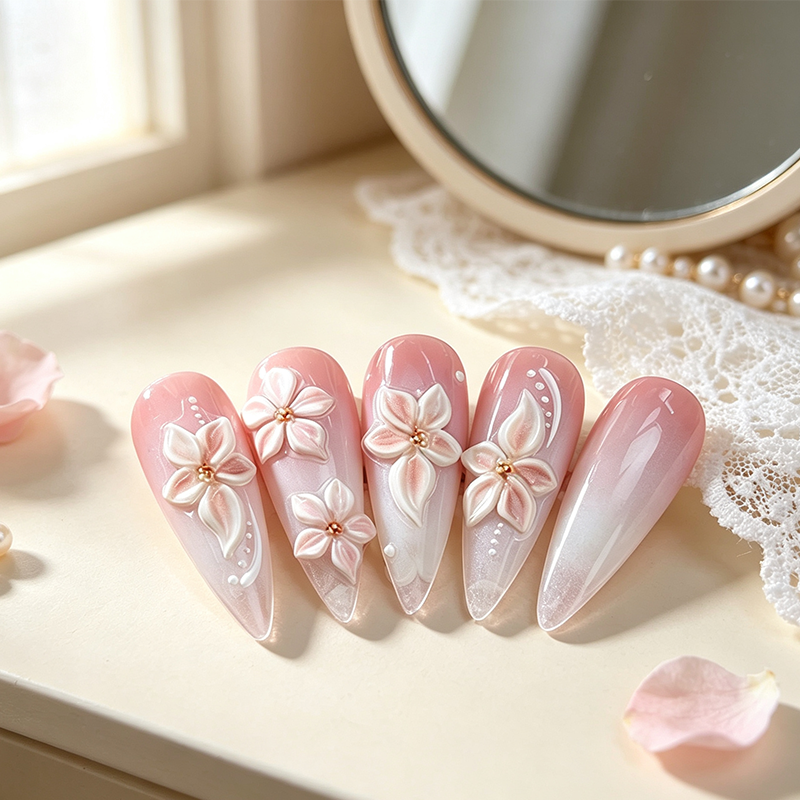 🔥Kauf 1 Erhalte 1 Gratis💅5D Blumen-Nagelsticker
