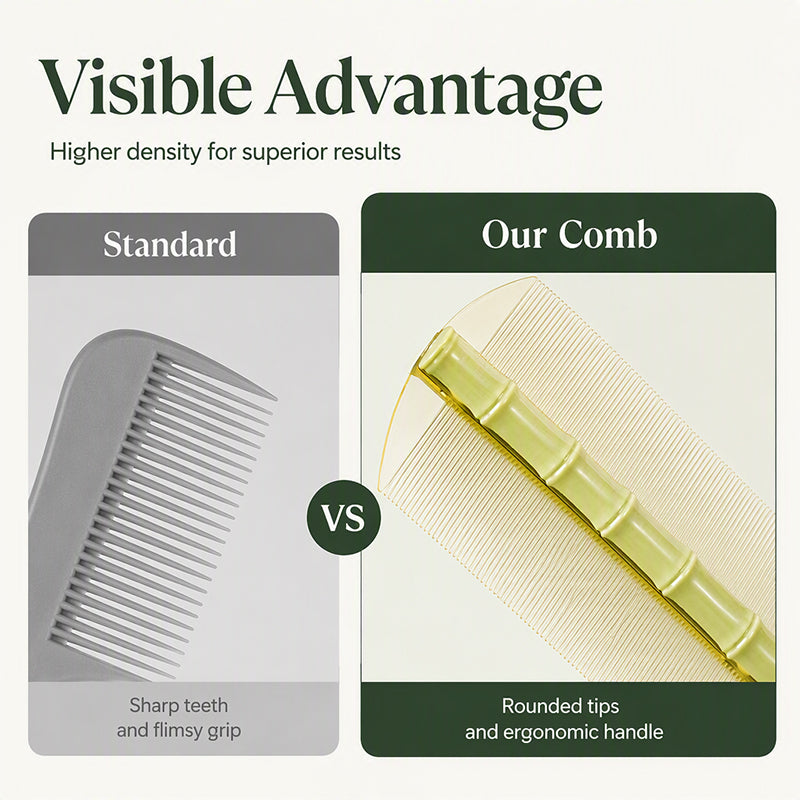 Double-Sided Ultra-Fine Tooth Comb