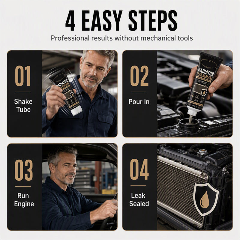 Radiator Leak Sealant Fast Repair Liquid for Car Water Tanks
