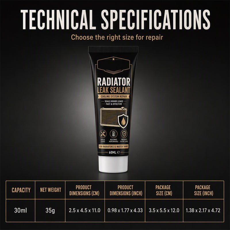 Radiator Leak Sealant Fast Repair Liquid for Car Water Tanks