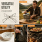 🏕️ KAUFE 1, ERHALTE 1 GRATIS! 🔥 Ultraleichter Ständer für Outdoor-Spirituskocher – Stabil, kompakt & leicht – Ideal für Camping, Trekking & Picknick 🌿
