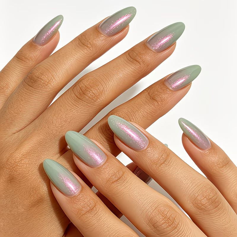 ✨🐱 50% RABATT! Glitter Aurora Cat Eye Gel Nagellack – 9D Magneteffekt, holografisches Funkeln & tiefes Farbspiel – Perfekt für Salon-Look zuhause ✨