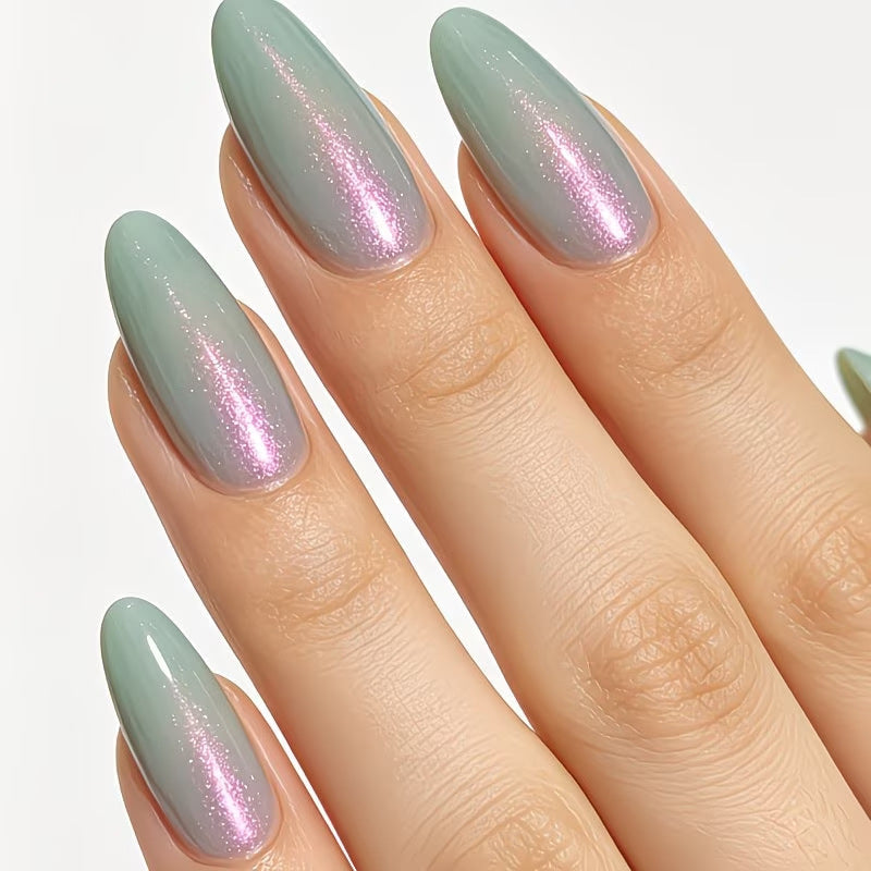 ✨🐱 50% RABATT! Glitter Aurora Cat Eye Gel Nagellack – 9D Magneteffekt, holografisches Funkeln & tiefes Farbspiel – Perfekt für Salon-Look zuhause ✨