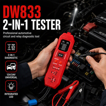 🔧💡 50% RABATT! Kfz-Schaltkreistester mit Digitalanzeige – Präzise Diagnose, sofortige Ablesung & Überlastschutz – Ideal für Werkstatt, Hobbybastler & Notfalldiagnose unterwegs ✨