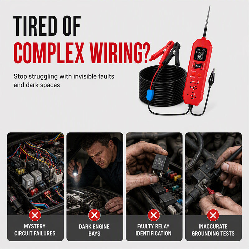 🔧💡 50% RABATT! Kfz-Schaltkreistester mit Digitalanzeige – Präzise Diagnose, sofortige Ablesung & Überlastschutz – Ideal für Werkstatt, Hobbybastler & Notfalldiagnose unterwegs ✨