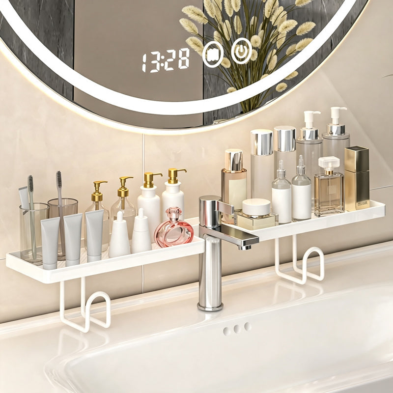 🚰✨ 50% RABATT! Armatur-Ablageregal für die Spüle – Praktischer Stauraum am Wasserhahn – Ideal für Schwämme, Seife & Spülutensilien ✨